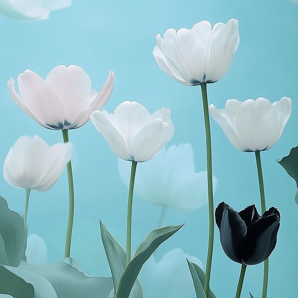 Silent Bloom - White Serenade | Floral Art by Karina Brouwer