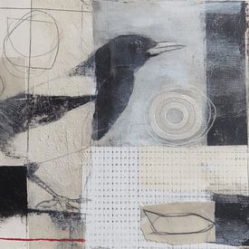 Vogel, Mischtechnik von Studio Allee