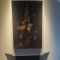 Customer photo: Flower still life in Baroque style by simone swart, on art frame