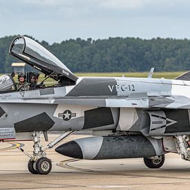 U.S. Navy McDonnell Douglas F/A-18A Legacy Hornet. by Jaap van den Berg