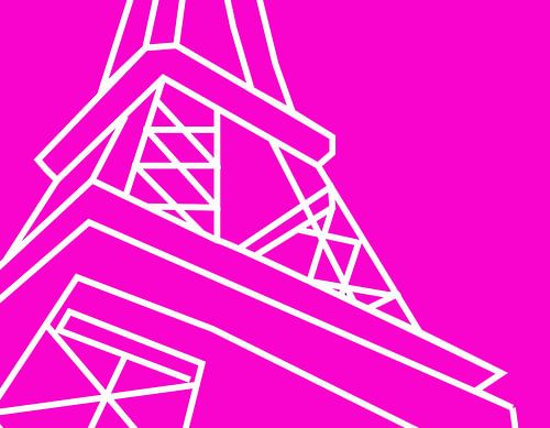 Eifeltower in pink
