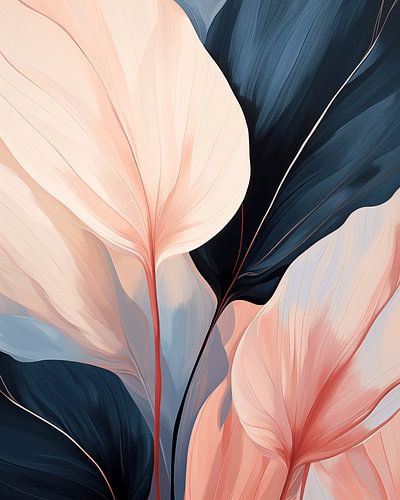 Neon Serenity - Japandi style with a futuristic twist