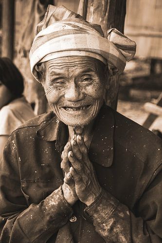 Thailändischer Reisbauer