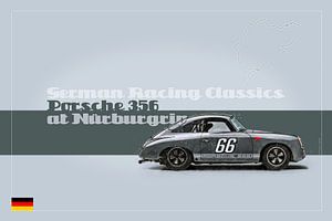 Porsche 356 aan de Nürburgring