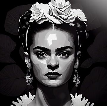 Frida black & white van Bianca ter Riet