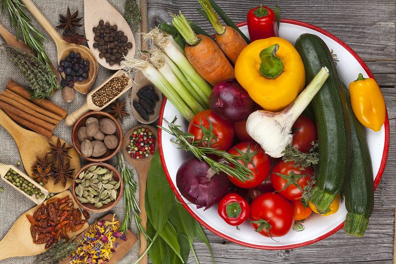 Kruiden en groenten koken van Photo Art Thomas Klee