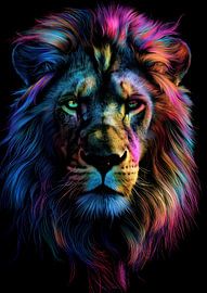 Lion by rose art