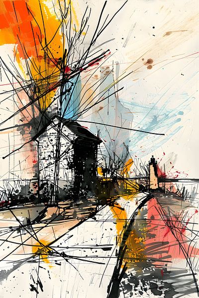 Countryside Sketch by Adriana