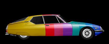 Citroen SM in multi-color by aRi F. Huber