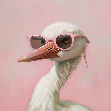 Hippe Vogel Kunst | Feathered Finesse van Blikvanger Schilderijen