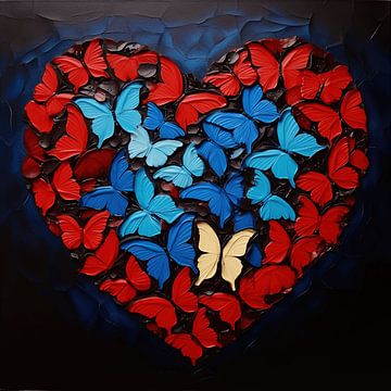 Liefde Omarmen: Een Canvas van Genegenheid van Art Lovers