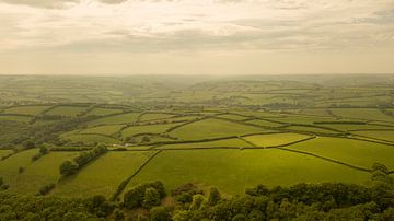 Cotswolds groene heuvels in Engeland van Robin Jongerden