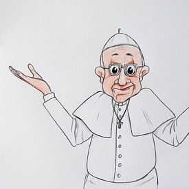 Paus Franciscus by Gert de Goede