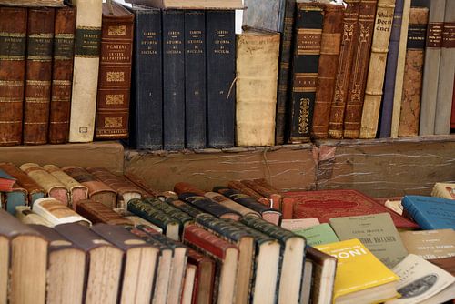 Bücher auf einem Büchermarkt