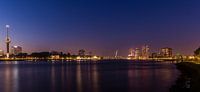 Skyline Rotterdam with Euromast and Erasmusbrug