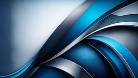 Blauwe achtergrond en patroon