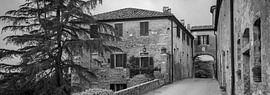 Monochrome Toskana im Format 6x17, Lucignano d'Asso II