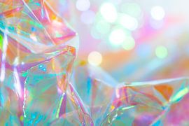 Fragments of light in an iridescent pattern by Mixed media vector arts