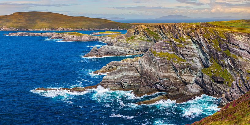 Panorama der irischen Küste von Henk Meijer Photography