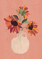 Sonnenblumen in einer Vase