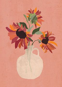 Zonnebloemen in een vaas van ThingDesign