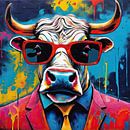 Pop Art Koe 08.50 van Blikvanger Schilderijen thumbnail