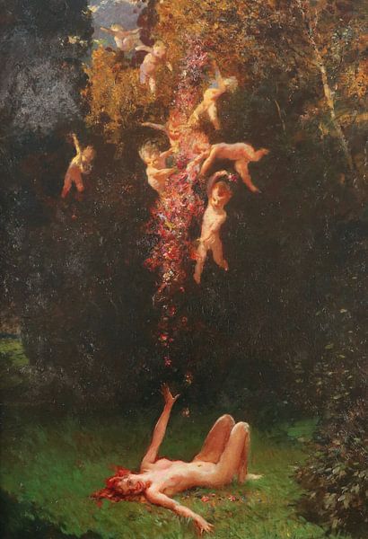 Meid heeft een zomerse droom, Leopold Schmutzler van Atelier Liesjes