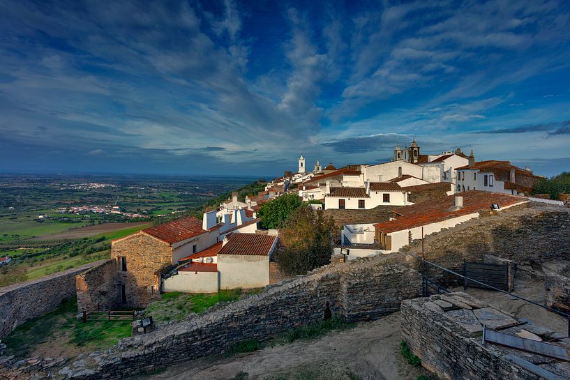 versterkt dorp, Monsaraz van Jürgen Wiesler