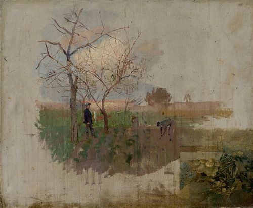 Autumn in an Orchard, Ladislav Mednyánszky