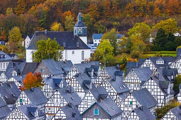 Historisches Freudenberg im Herbst