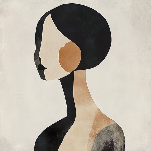 Portrait minimaliste par Lauri Creates