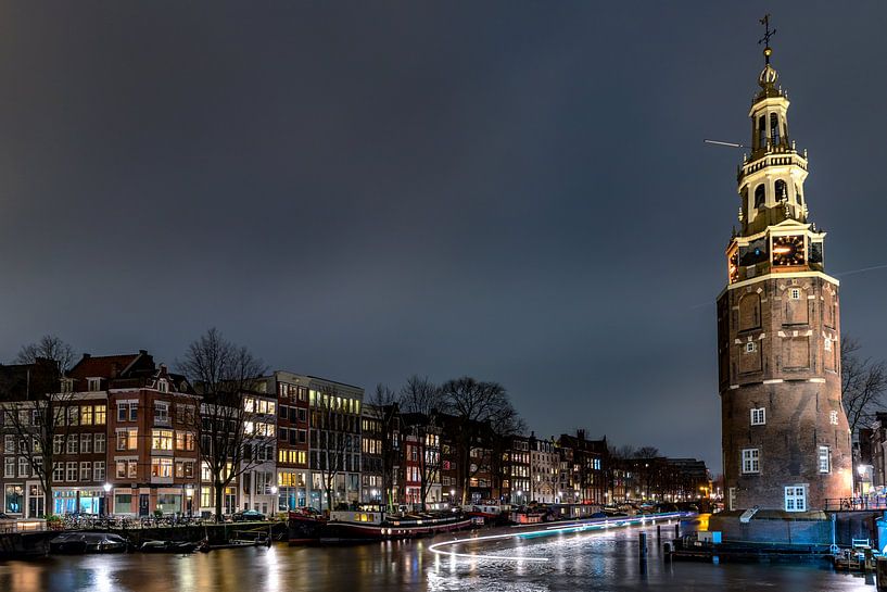 Montelbaanstoren Amsterdam by Rene Siebring