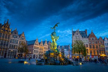The Great Market in Antwerp, Belgium