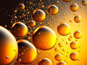 Oil with water by Mustafa Kurnaz