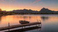 Sonnenaufgang am Hopfensee, Bayern von Henk Meijer Photography Miniaturansicht