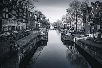 Amsterdam in black and white