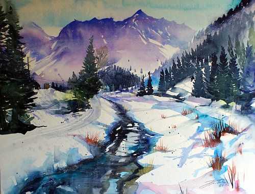 Tirol, Pitztal, Landschaft bei St. Leonhard