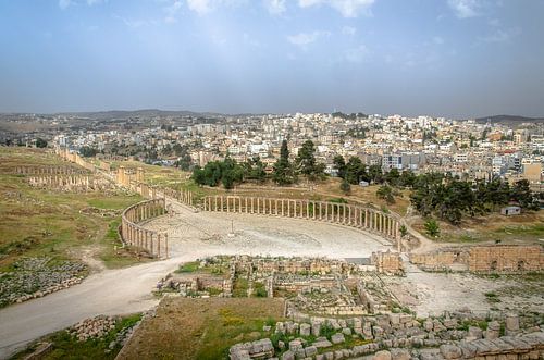 Romeinse stad Jerash in Jordanië