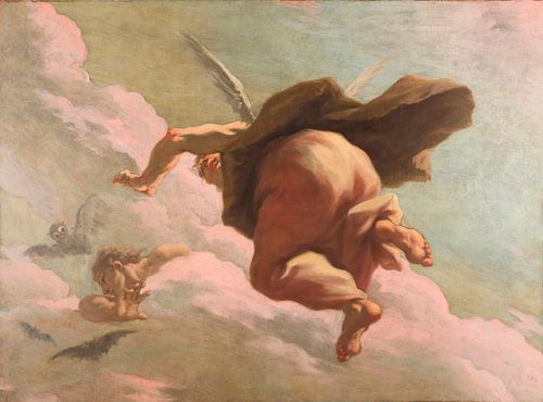 De nacht die op de vlucht wordt gejaagd, Giovanni Antonio Pellegrini