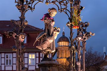 Göttingen landmark Gänseliesel van Peter Schickert