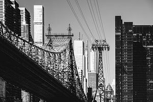 New York - Queensboro Bridge (noir et blanc) sur Sascha Kilmer