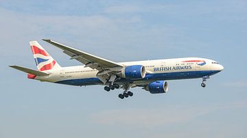Avion de ligne Boeing 777-200 de British Airways. sur Jaap van den Berg