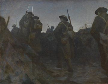 Christopher Nevinson, Beleuchtung in der Morgendämmerung, 1917