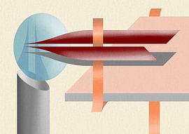 schaduw van Bert Oosterhout