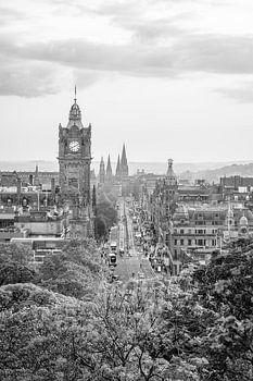 Edinburgh in Schwarz-Weiß