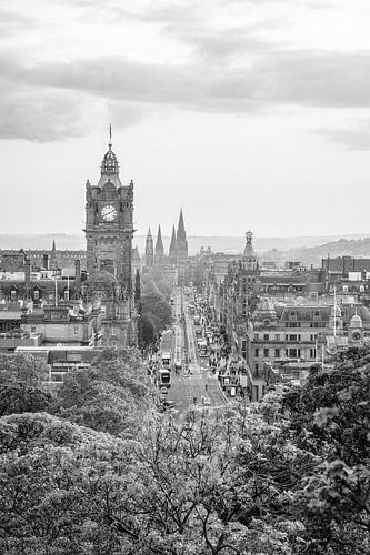Edinburgh in Schwarz-Weiß
