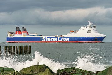 De Stena Line Stena Forerunner Ro-Ro vrachtschip. van Jaap van den Berg