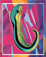 Eel Elegance: Pop Art European Eel