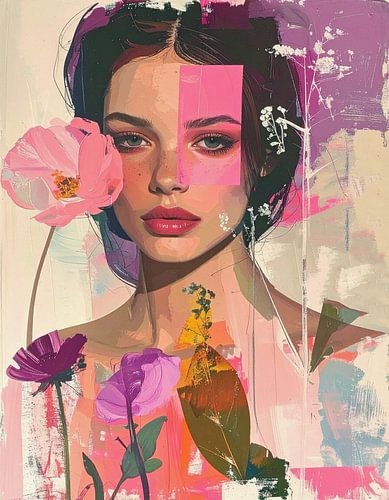 Abstract Portret – Whisper of Summer’s Glow