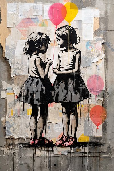 Banksy Inspired No. 50050 by Eye catching paintings